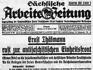 Thaelmann: press / media, journals / magazines, Saechsische