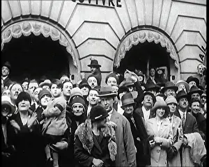 Morrow: Press and Members of Public Watching Charles