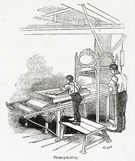 Hoyle: Press Printing, Thomas Hoyle's Print Works, Manchester 1843