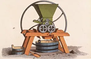 Pears: Mill for pressing apples