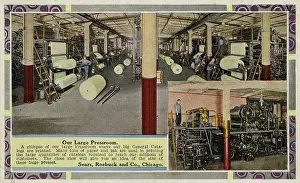 Merchandising: Pressroom, Sears Roebuck & Co, Chicago, Illinois, USA