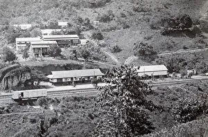Ghanaian: Prestea railway station, Ghana, Gold Coast, West Africa