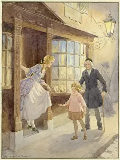 Doorways: A pretty young lady appeared on the doorstep