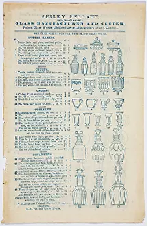 Apsley: Price list, front cover