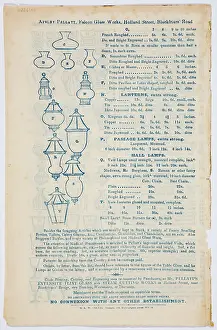 Apsley: Price list, back cover