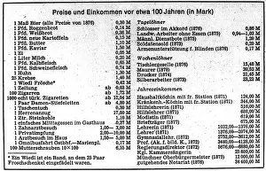 Salary: Prices and incomes, 1878