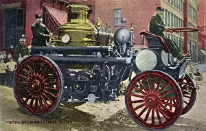 Hartford: Pride of Hartford fire engine, Hartford, Connecticut, USA