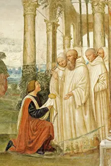 Trusting: The priest Florentinus tries to poisoning St. Benedict