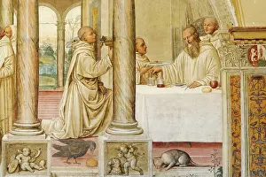Trusting: The priest Florentinus tries to poisoning St. Benedict