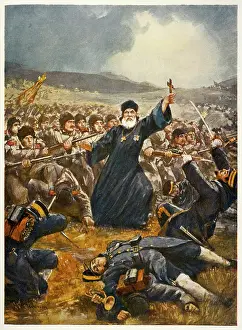 Urges: PRIEST URGES TROOPS
