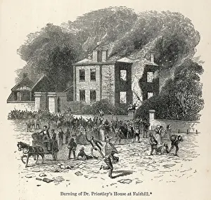 Priestleys: PRIESTLEY'S HOUSE BURNT