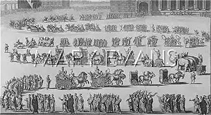 Augurs: Priests and performers procession in Rome