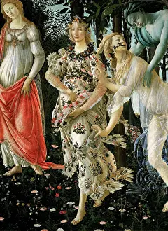 Primavera: Primavera (detail), by Botticelli