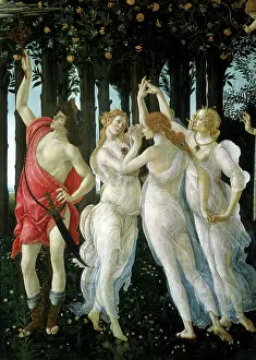 Primavera: Primavera (detail), by Botticelli