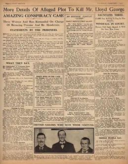 Wheeldon: Prime Minister Lloyd George, murder plot and trial