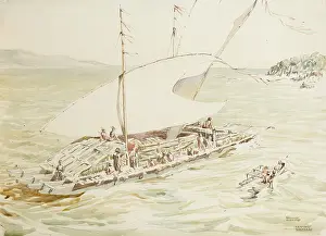 Sheppard: Primitive sailing boat