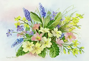 Jasmine: Primroses, hyacinths, etc