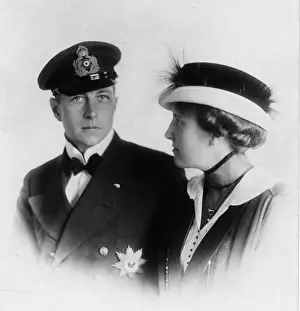 Meiningen: Prince Adalbert of Prussia and his wife