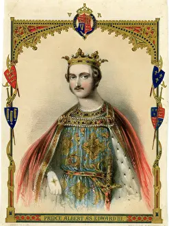 Coburg: Prince Albert dressed as King Edward III