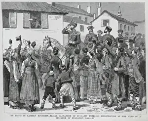 Thrace: Prince Alexnder of Bulgaria Entering Philippopolis