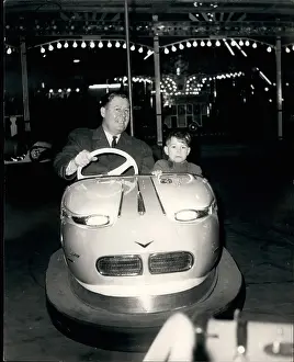 Dodgem: Prince Andrew riding on dodgem car at Circus
