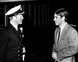 Helston: Prince Andrew at RNAS Culdrose for training