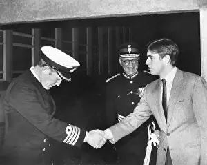 Helston: Prince Andrew at RNAS Culdrose for training