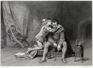 Prince Arthur with Hubert de Burgh