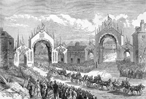 Nov18: Prince Arthur at Leeds, procession at Chapeltown