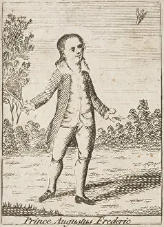 Shuttlecock: Prince Augustus Frederick playing with a shuttlecock