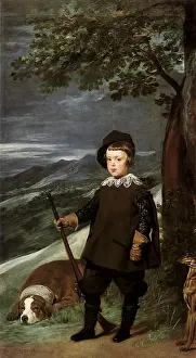 Velasquez: Prince Baltasar Carlos as a Hunter, by Velazquez