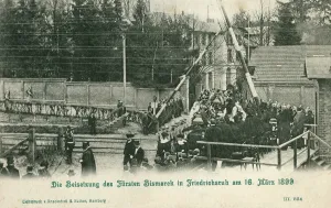 Bismarcks: Prince Bismarck's funeral at Friedrichsruch