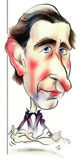 Levitating: Prince Charles caricature