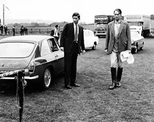 Passe: Prince Charles and Commander De Passe at Ambersham