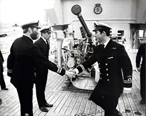 Skipper: Prince Charles commands HMS Bronington, Rosyth