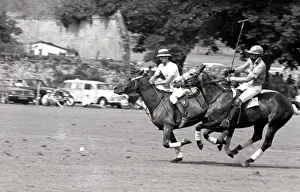 Cowdray: Prince Charles on River ground, Cowdray Park