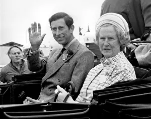 Wadebridge: Prince Charles at the Royal Cornwall Show