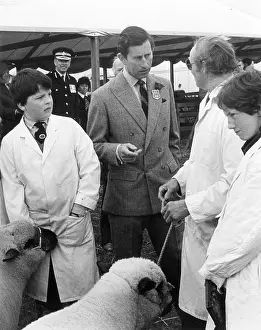 Exhibitor: Prince Charles at the Royal Cornwall Show