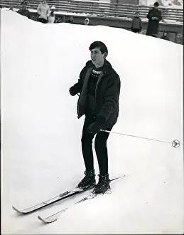 Vaduz: Prince Charles skiing in Liechtenstein