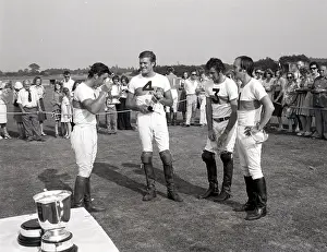 Ambersham: Prince Charles and trophy at Ambersham