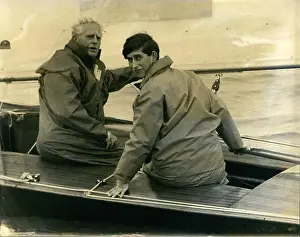 Phillip: Prince Charles and Uffa Fox, racing at Cowes