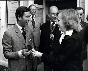 Curran: Prince Charles visits Guildhall Art Gallery, London