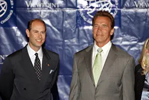 Prince Edward & Arnold Schwarzenegger