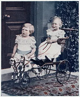 Girlish: Prince Edward and Prince Albert in 1897