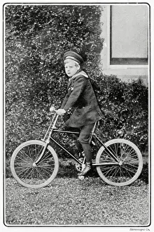 Feb23: Prince Edward of Wales on his bicycle