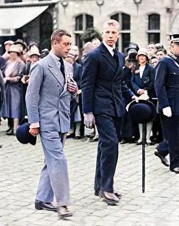 Rememberance: Prince Edward of Wales(future Edward VIII), at the Menin Gate