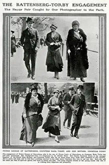 Mountbattens: Prince George of Battenberg, Countess Nada Torby engagement