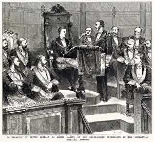 Masons: Prince Leopold as Grand Master