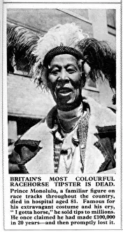 Mar21: Prince Monolulu