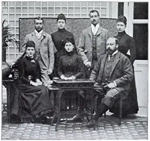 Maud: Prince and Princess of Wales with their children 1888